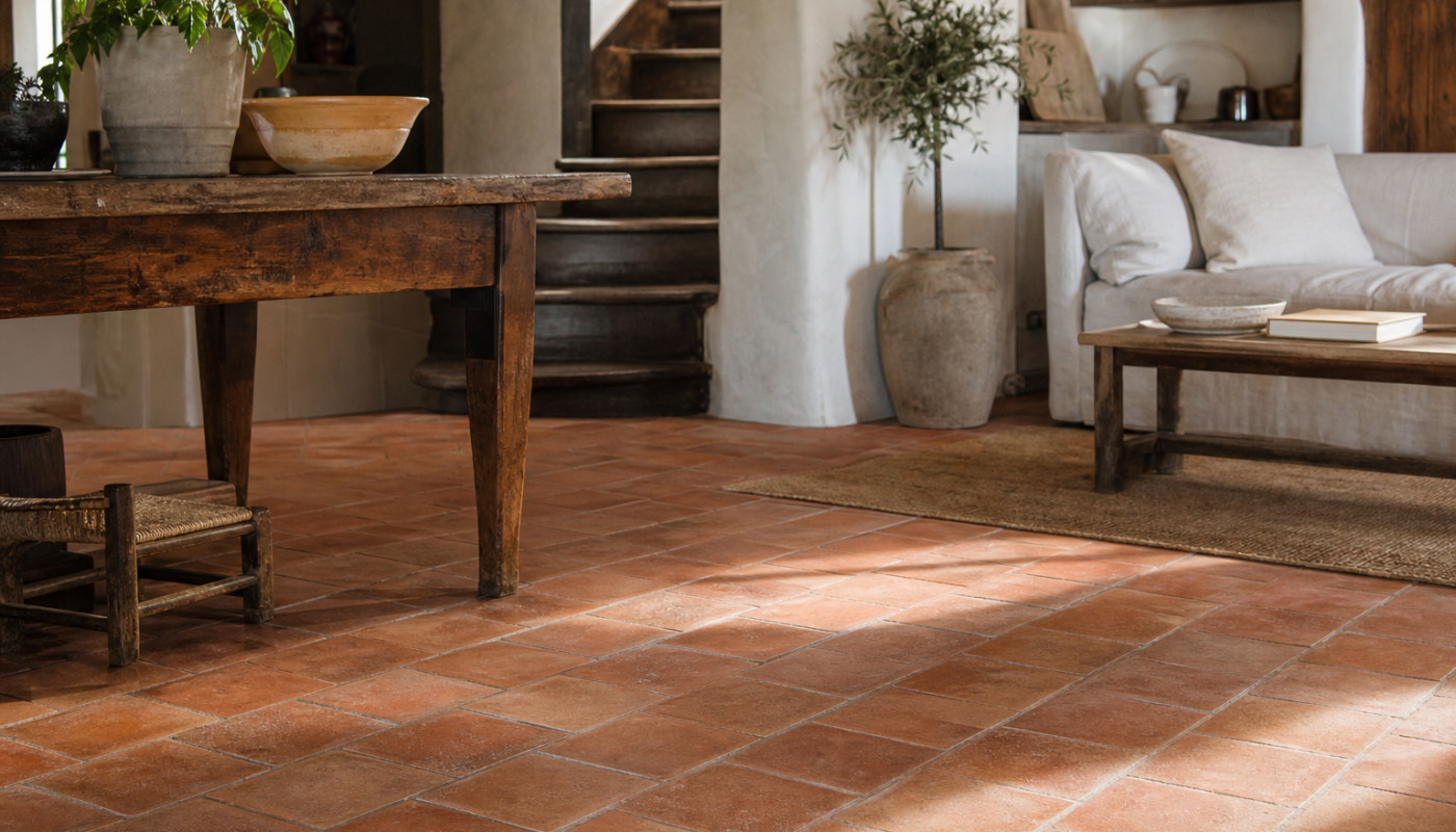 Des tomettes pour un sol esthétique
