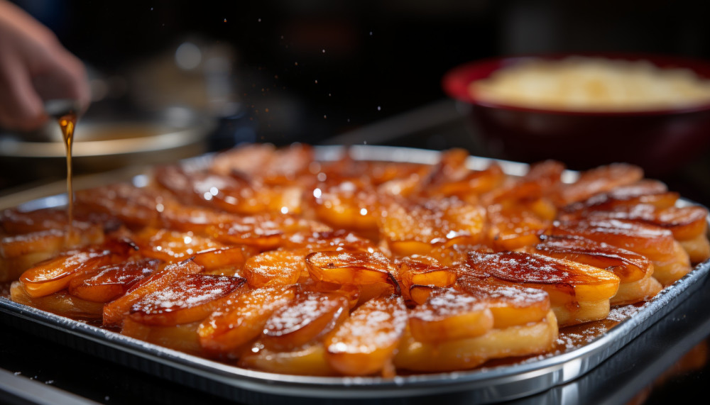 Divers - La préparation de la tarte tatin